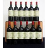 12 bts Ch. de Sales 1996 owc - damaged Pomerol 3 hf, 4 hf/i.n, 4 i.n, 1 ts, sl bs