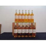 12 bts Ch. Lafaurie-Peyraguey 1997 owc Bommes (Sauternes) 1er Cru Classé 3 hf/i.n, 9 i.n