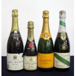 1 bt Charles Heidsieck Finest Extra Quality Extra Dry Champagne 1955 vsl foil damage, aged/sl torn