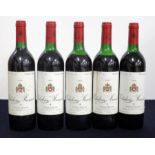 5 bts Ch. Musar 1990 Gaston Hochar 1 vts, 2us/ts, 2 ms, sl stl