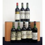 2 bts Ch. de Beau-Rivage 1970 Bordeaux Superieur us/ms, aged/sl cdl 1 bt Ch. Lagrange 1970 St-Julien