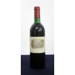 1 bt Ch. Lafite-Rothschild 1983 Pauillac, 1er Cru Classé ts, vsl foil damage