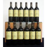 12 bts Ch. Gloria 2008 owc St-Julien, Cru Bourgeois Superieur 2 hf/i.n, 10 i.n