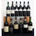 1 bt Graham's Finest Reserve 1970 Vintage Port base of neck sl stl 1 bt Ferreira Duque de Bragança