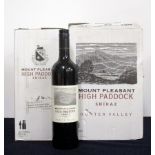 v 12 bts Mount Pleasant High Paddock Shiraz 2010 oc (2 x 6) Hunter Valley