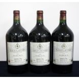 3 dbl magnums Ch. Lascombes 2000 owc Margaux 2me Cru Classé, i.n