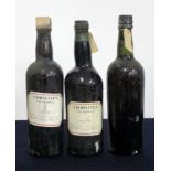 2 bts Croft 1920 identified from Christies Wine Department slips i.n, ts, 1 bt believed Fortified