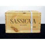 6 bts Sassicaia Bolgheri 2010 owc Tenuta San Guido