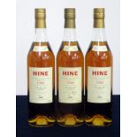 3 bts Hine Grande Champagne Cognac 1988 landed 1990 bottled 2006