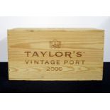 12 bts Taylors 2000 Vintage Port owc