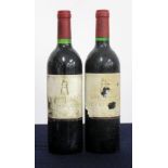 2 bts Ch. Latour 1983 Pauillac, 1er Cru Classé hf/i.n, i.n, sl bs/ sl torn/ sl cdl, 1 vsl foil