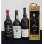 1 bt Martinez 1967 Vintage Port ts 1 bt Warres 1983 Vintage Port base of neck 1 bt Taylors Quinta de