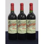 3 bts Castillo Y'Gay Rioja Gran Reserva Especial 1989 owc (6 bt) missing lid, 2 i.n, 1 ts OT
