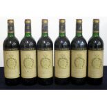 6 bts Ch. Gruaud-Larose 1984 St-Julien, 2me Cru Classé, 1 vts, 4 ts, 1 us/ts, vsl nicks to label,