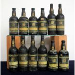 4 bts Real Companhia Velha 1970 Vintage Port base of neck, bs/sl cdl 2 bts Real Companhia Velha 1977