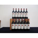 12 bts Ch. Langoa Barton 1996 owc St-Julien, 3me Cru Classé 8 hf, 3 hf/i.n, 1 i.n