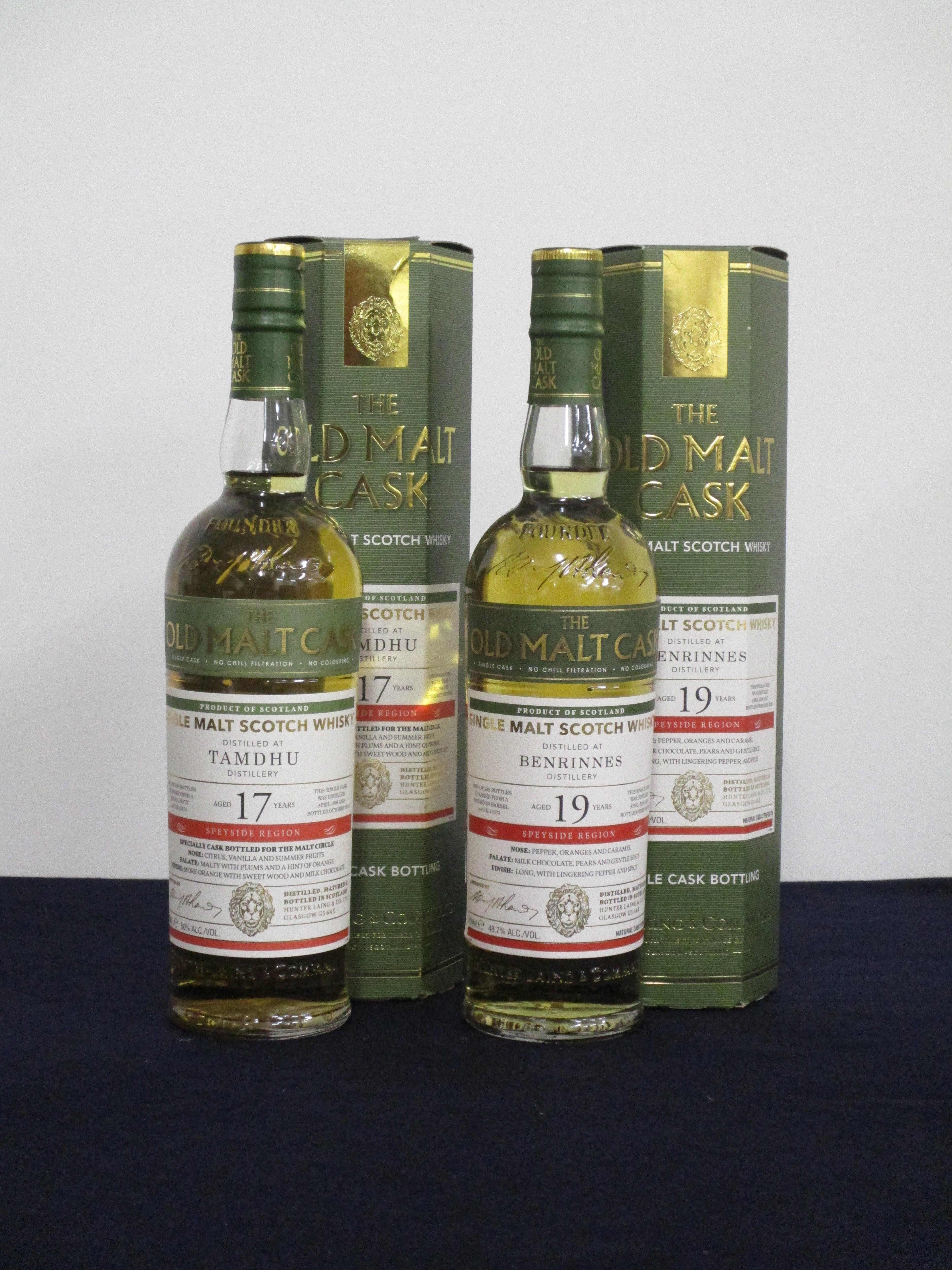 1 70-cl bt The Old Malt Cask Tamdhu Single Cask 17 YO Speyside Malt Whisky distilled April 1999,