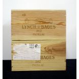 12 bts Ch. Lynch-Bages 2012 owc (2 x 6) Pauillac, 5me Cru Classé