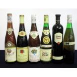 1 bt Domdechant Wernerches Hocheimer Reichestal Auslese Cabinet 1967 bs/aged/faded label 1 bt