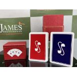 Smythson Double Pack Of Playing Cards In Case