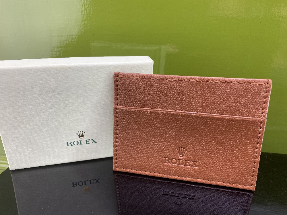Rolex Official Merchandise Credit Card Leather Holder - Image 3 of 3