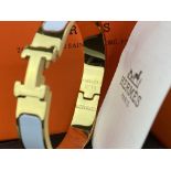 Hermes Paris "H-Click Clac" Bracelet