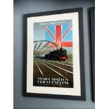 Fix Masseau "Orient Express " Framed 1985 Lithograph-Ltd Edition of 200
