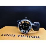 Louis Vuitton Tambour Black Analogue & Digital Edition 41.5MM, Ref Q118F