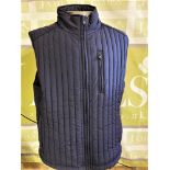 Hackett London Gent`s Designer Gillet & Under Jacket Warmer-Navy