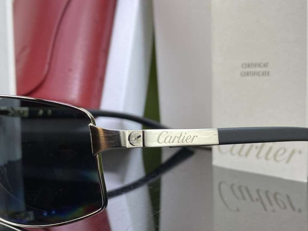 Cartier-Paris Gent`s Sunglasses Santos Edition - Image 2 of 6