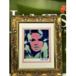 Andy Warhol 1984 "Brigitte Bardot" Lithograph Ltd Edition