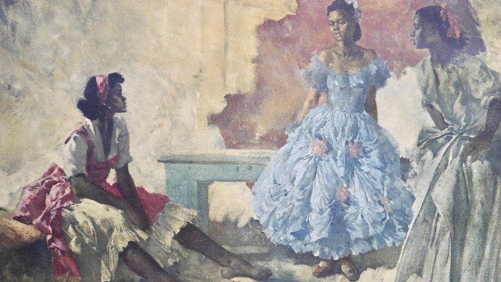 Sir William Russell Flint (Scottish 1880–1969) Negro Dancers – Victoria, Ora and Serafina - Image 2 of 3