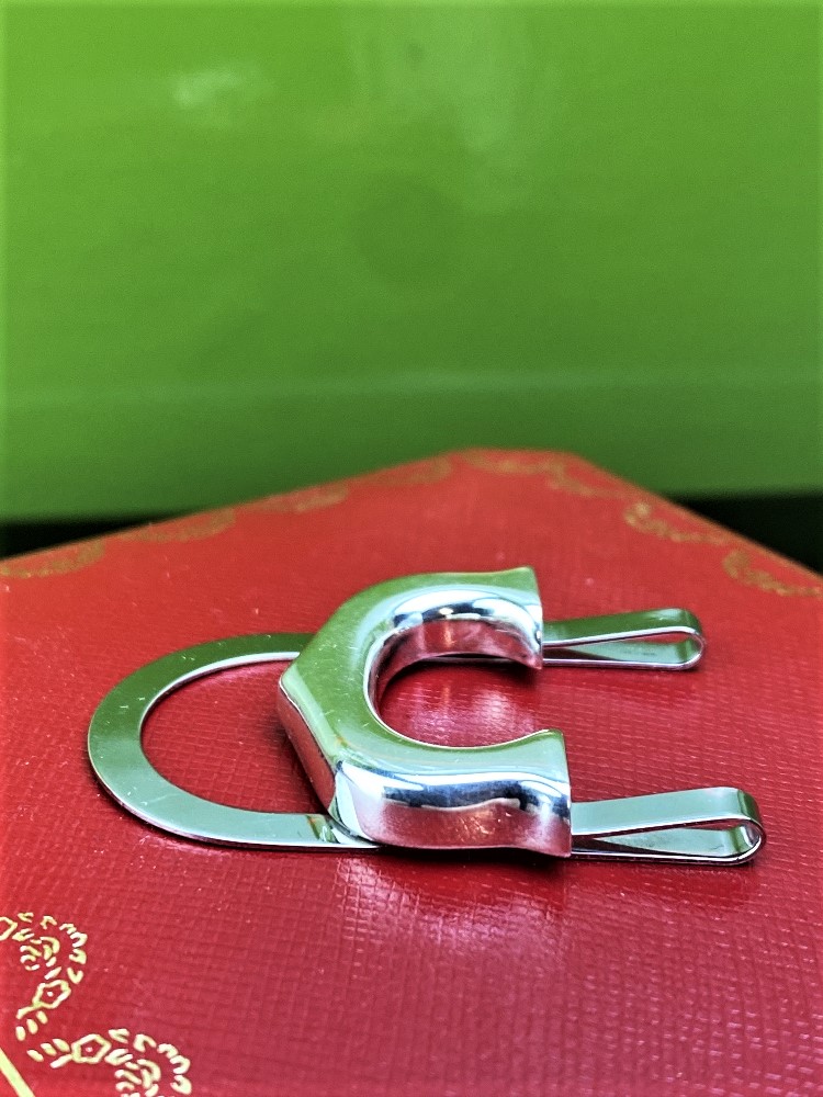 Cartier 925 Sterling Silver Classic "C" Money Clip-Unused Example. - Image 6 of 6