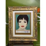 Andy Warhol 1984 "Liza Minelli" Lithograph Numbered Ltd Edition