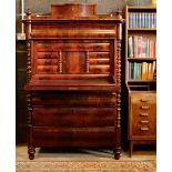 Danish Biedermeier Secretaire A Abbatant Circa 1860