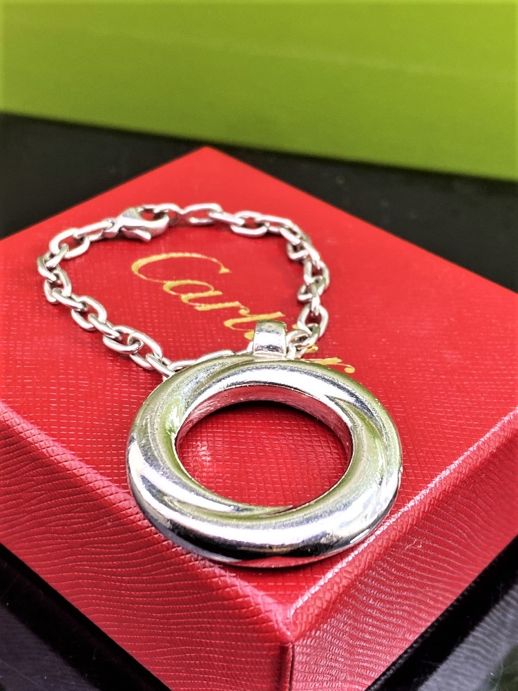 Cartier Paris Silver Keyring "Swirl" Edition - Image 2 of 5