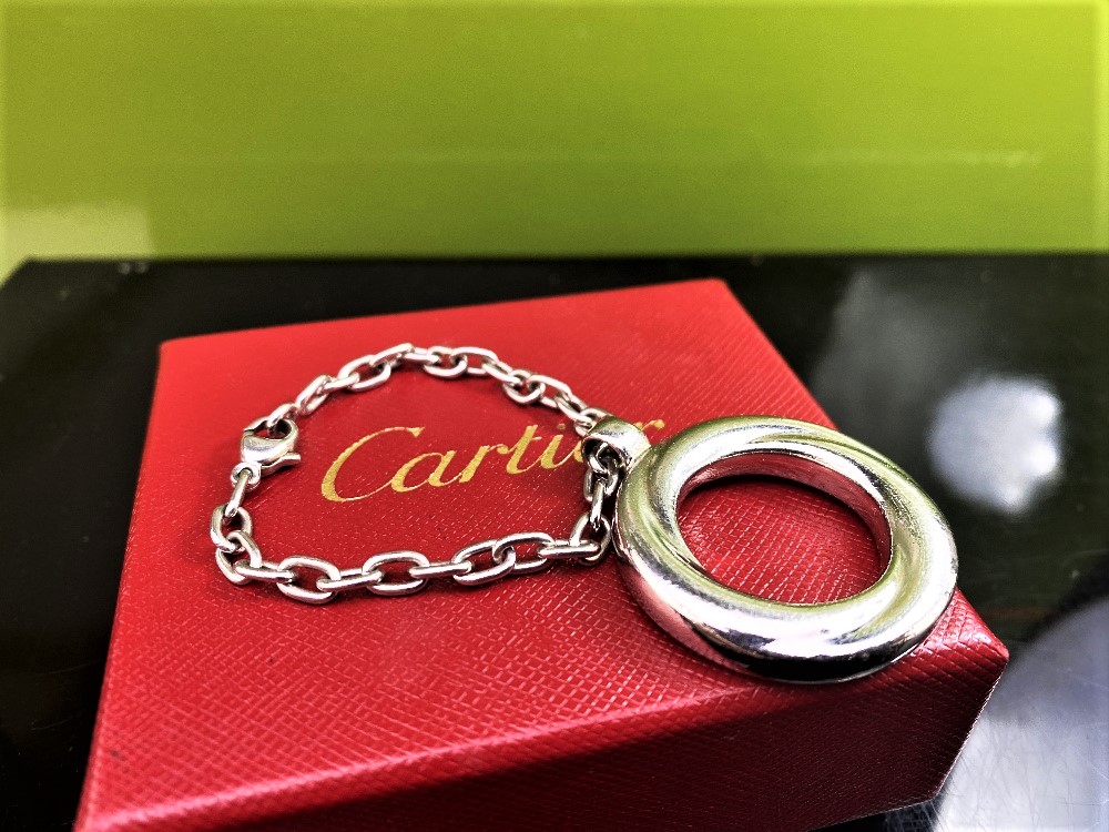 Cartier Paris Silver Keyring "Swirl" Edition - Image 3 of 5