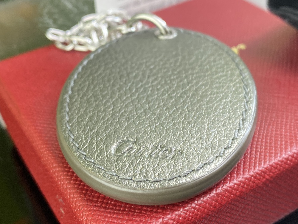 Cartier Plated & Leather Key Ring, New Example - Image 3 of 3