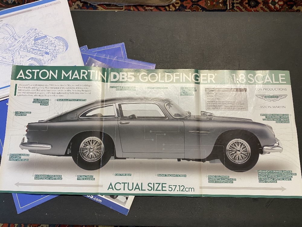 DE Agostini James Bond 007 DB5 collection of Blueprints, Manuals & Magazines - Image 3 of 3