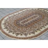 Eastern style Round end Area Rug