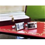 Cartier Vintage Silver Envelope/Letter Cufflinks