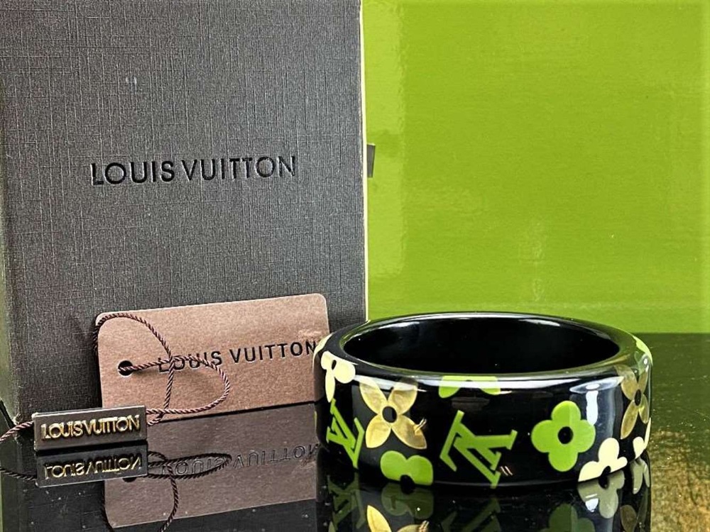 Louis Vuitton Inclusion Gold Flake Bangle & Original Case - Image 2 of 3