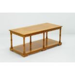Mid Century Modern Legate Furniture Two Tier Teak Coffee Table.