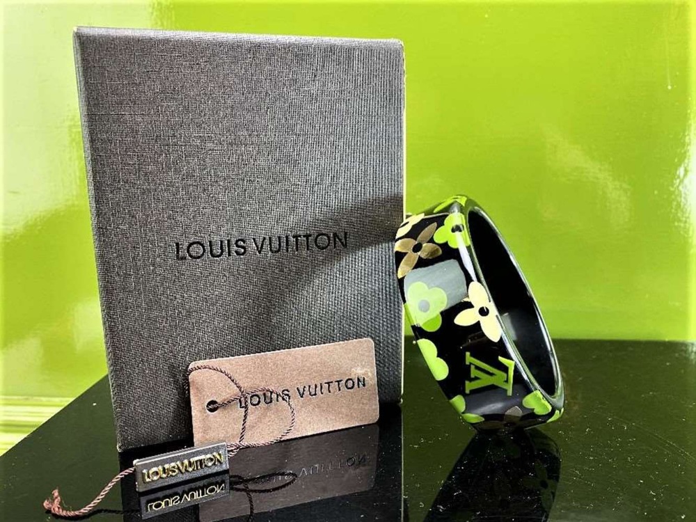 Louis Vuitton Inclusion Gold Flake Bangle & Original Case - Image 3 of 3