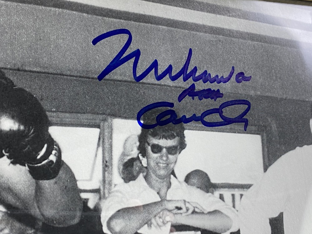 Muhammad Ali Signed Standing Over Beatles Framed Picture - Image 2 of 5