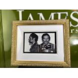 Dennis Hopper-"Easy Rider"-Mugshot-Double Mount-Ornate Framed