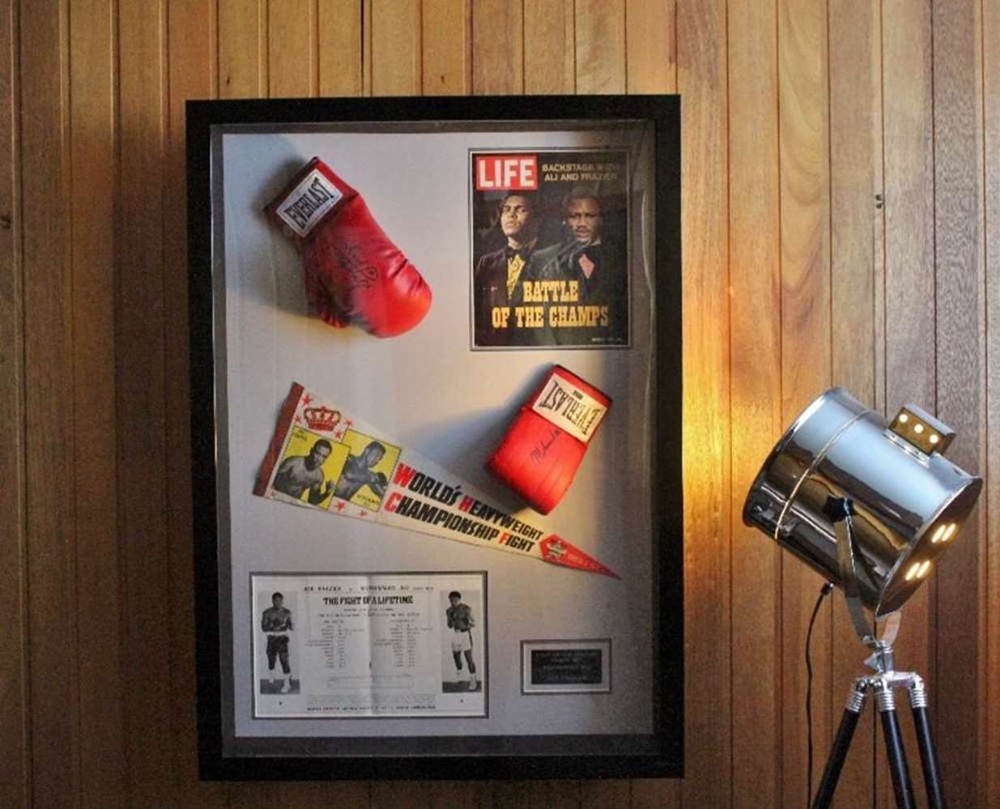 Muhammad Ali & Joe Frazier Signed Life Magazine "Fight of The Century" Montage - Image 4 of 5