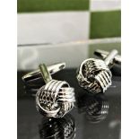 Vintage Pair of Silver Plated Cufflinks