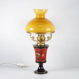 Vintage French Empire Style Column Table Lamp