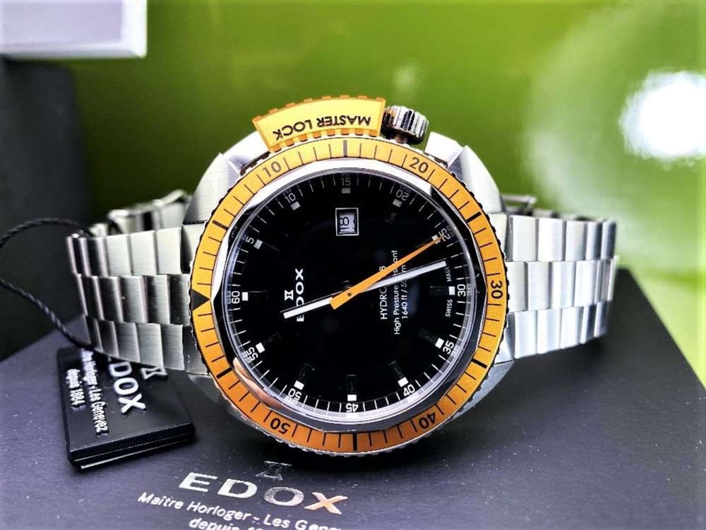 Edox Hydro Sub Mens Swiss Quartz 500m Dive Watch - Image 2 of 11